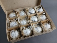 12er-SET DDR Christbaumkugeln