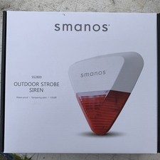 Smanos Outdoor Strobe Siren Ss2800 Funk Stroboskop Außensirene 105 dB Alarm