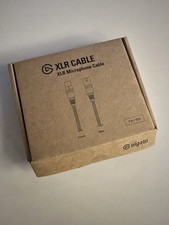 Elgato XLR Audio Kabel 3m Mikrofonkabel DMX OFC-Kupfer symmetrisch schwarz