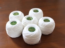 Häkelgarn Filethäkeln 6 x 20 g Garn Paket Baumwollgarn Häkeln Kunststricken