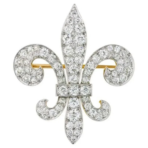 Art deco diamant - deco, fleur-de-lis