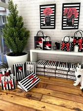 Puppenhaus 1:12 Miniatur # Tüten + Schachteln, Flakons Zubehör für die Boutique