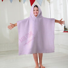 Kinder Kapuzen Handtuch Badetuch Zeit Is My Favorit Rosa Design Bademantel