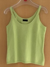 Joe Taft 100% Cashmere Stricktop Shirt ärmellos klassisch Feinstrick Gr.M