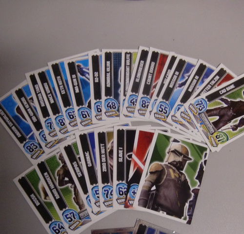 Star wars force attax karten - star,