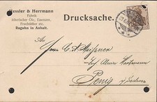 RAGUHN, Postkarte 1907