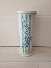Original schumm plastic WC-Rollenhalter/Ständer grau/grün Kunststoff Vintage 