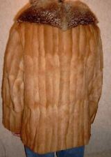 Pelzjacke aus Wieselfell mit Fuchspelzkragen, Größe 44 (aus Nachlass)