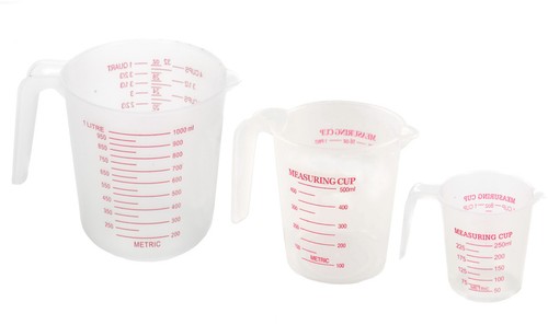 Messbecher set 250ml 500ml - ca.,