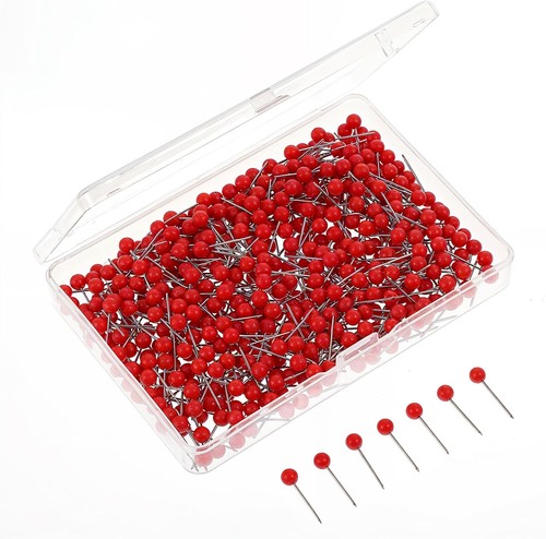 Rot pinnadeln 500 stück pins - rot,