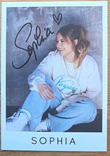 Sophia orig autogramm signiert - sophia,