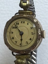 Rarität!!! Läuft!!! antik rar Handaufzug Uhr Damenuhr Armbanduhr mechanisch