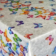 Wachstuch tischdecke butterfly - wachstuch,