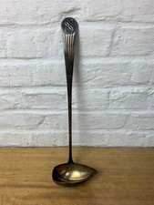 Antike Suppenkelle 1913 | Silber, graviert, Jugendstil, Germany, 43 cm, Löffel