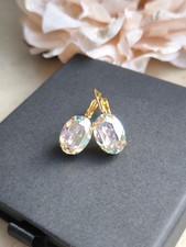 Ohrringe mit Swarovski Oval