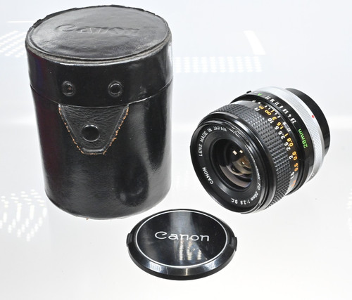 Canon lens 28mm s - fd, 2,8/28mm