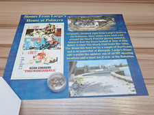 James Bond Filmrequisite - Steine Von Largo's Haus - mit COA