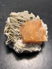 Scheelit auf Muskovit