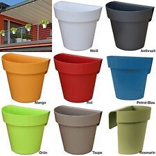 Geländertöpfe 8 Farben zur