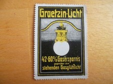 (1265) Reklamemarke Graetzin-Licht