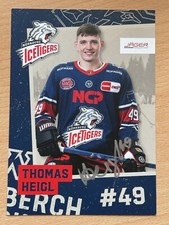 Thomas Heigl Nürnberg Ice Tigers Autogrammkarte original signiert #40603