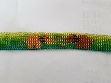 Freundschaftsarmband Perlenarmband weben, XXL breit, Elefanten, Armband 