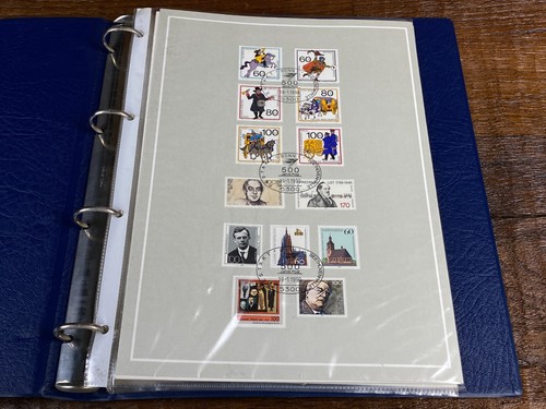 Briefmarken album deutschland - briefmarken,