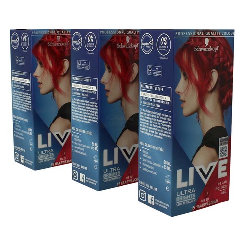 Schwarzkopf live haarfarbe - 3, x