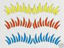 Aufkleber Wimpern für Twingo