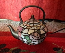 Tiffany Stil Lampe Teekanne