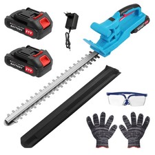 Akku Heckenschere 21V mit 2 Akkus und Schnellladegerät Schnittlänge 510mm