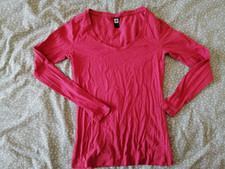 G-Star RAW Damen Bluse, Gr. M, Rosa/Rot, Baumwolle, Elasthan