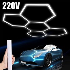 5X LED Hexagon Lampe Werkstatt