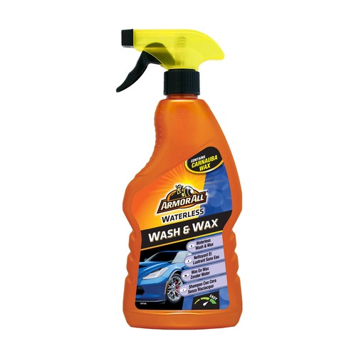 Armor all wash - wax, waterless