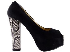 Schwarze stiletto - schwarze,