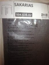 Ikea SAKARIAS Bezug für Hocker Hockerbezug Sporda dunkelgrau 504.635.02 NEU OVP