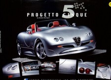 277113) Alfa Romeo Spider Zender Progetto 5 Prospekt 1995