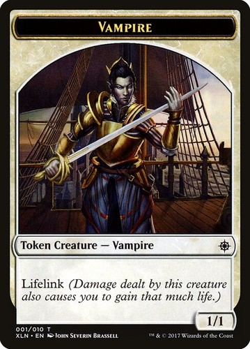 Magic mtg vampire token - magic/mtg, (white