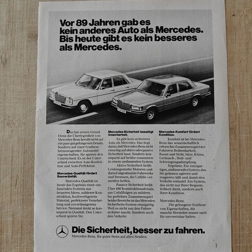 Mercedes benz 1975 vintage - mercedes-benz,