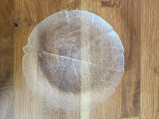 8 x Dessertteller Glasteller Luminarc Arcoroc Aspen Glas Blattmotiv 19,5 cm