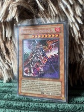 Yugioh Karte: Horus der Schwarzflammendrache LV 8 (EEN-DESE1) - Secret Rare  