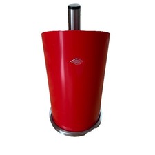 WESCO 322104 Papierrollenhalter B: 15,5cm x T: 15,5cm x H: 30cm Rot