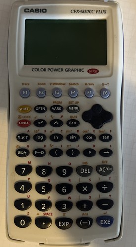 Casio cfx 9850gb plus - casio, plus-we