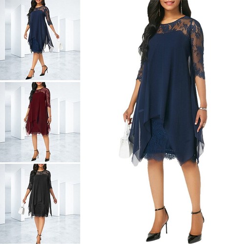Damen spitze chiffon - spitze,