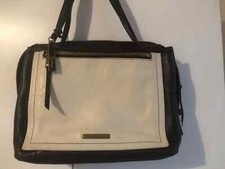 Fossil Tasche Damentasche Schwarz / Beige - Leder