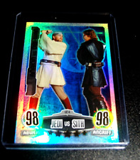 Topps Star Wars Force Attax Movie Serie 1 - LE4 ANAKIN VS OBI-WAN - neuwertig