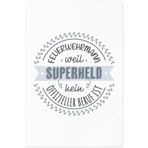 Feuerwehrmann weil superheld - feuerwehrmann,,