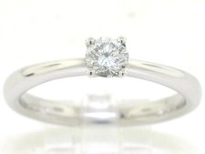 Solitär Platin Ring 950