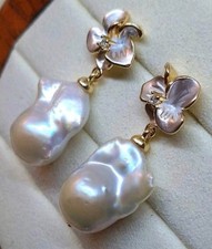 Barock Perle ~ Ohrstecker ~