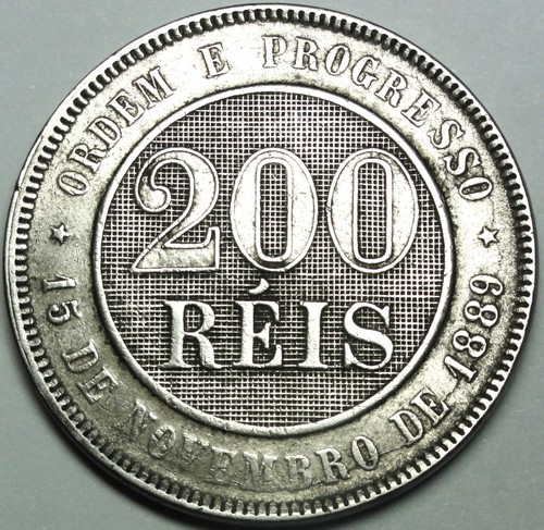 Brazil brasilien 200 réis - brazil/brasilien,